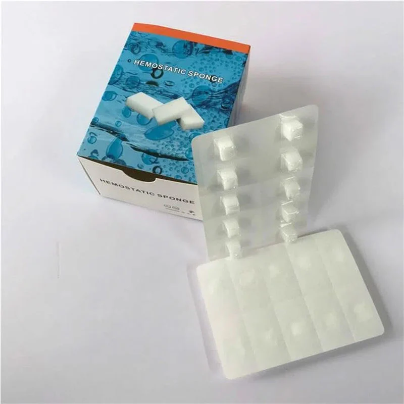 Dental Consumables Medical Surgical Disposable Absorbable Gelatin Hemostatic Sponge