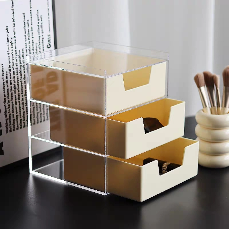 High Quality Multilayer Acrylic Storage Box with Drawer