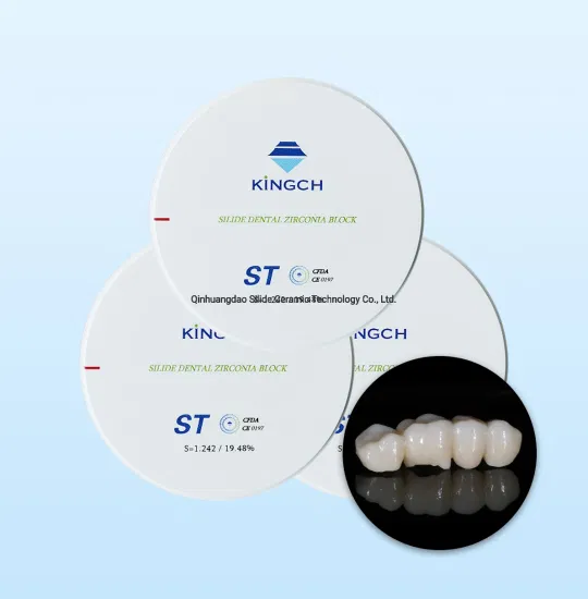 Dental Materials 95mm 71mm 98*16mm Cadcam Preshaded Zirconia Block