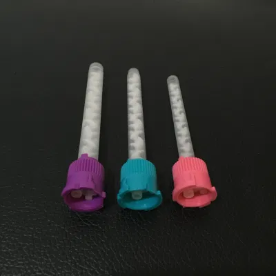 High Quality Dental Consumables Slicone Impression Mixing Tips Different Sizes