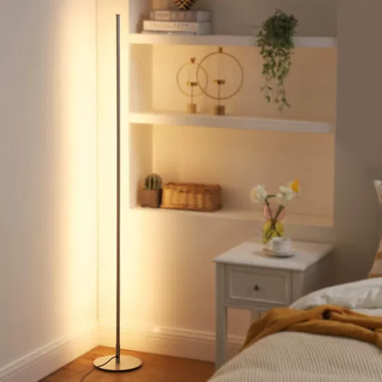 Minimal Luxury Simplicity Bar RGB Color Change LED Touch Lighting Decoration Floor Lamp with Night Light for Home Decor